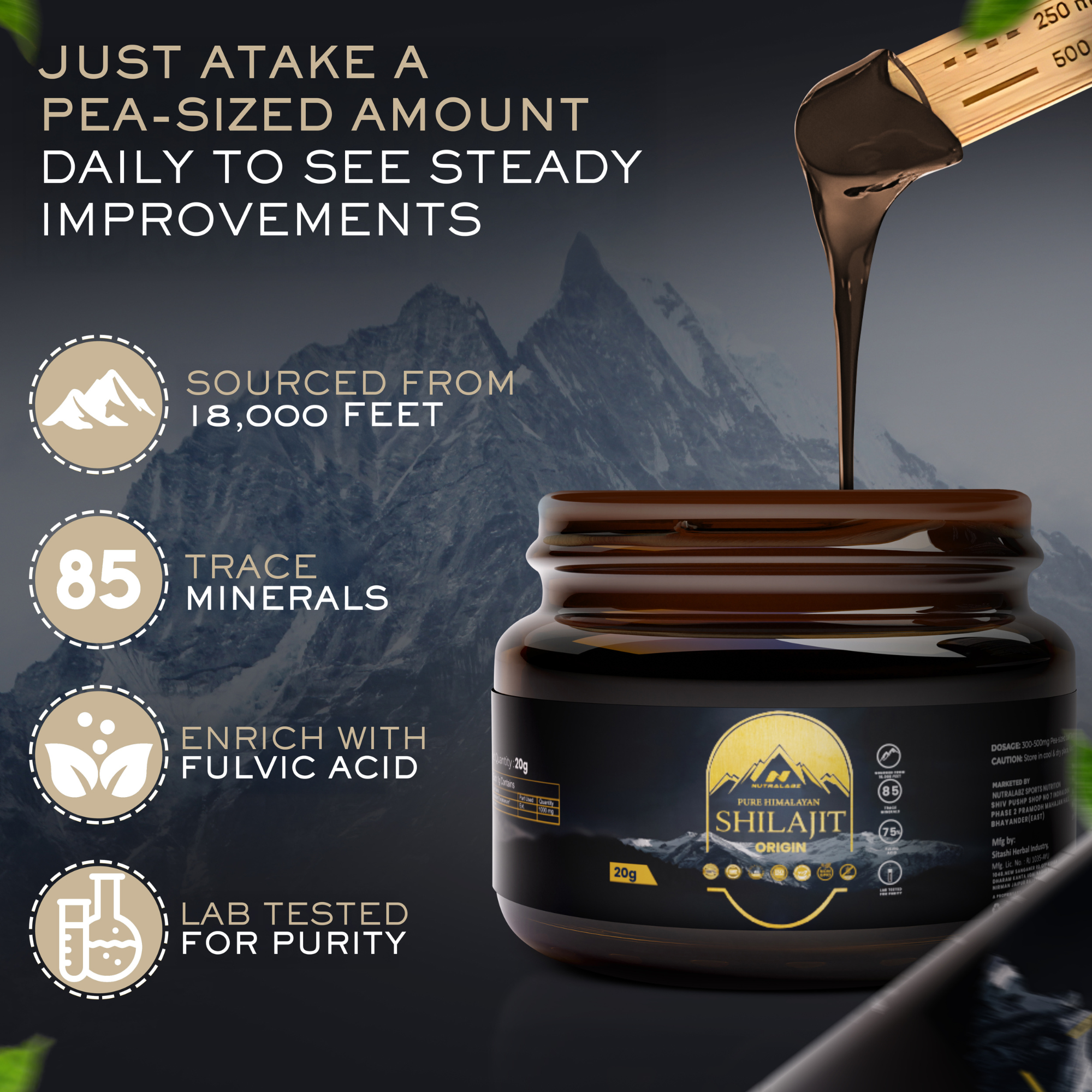 Nutralabz - Pure Himalayan Shilajit