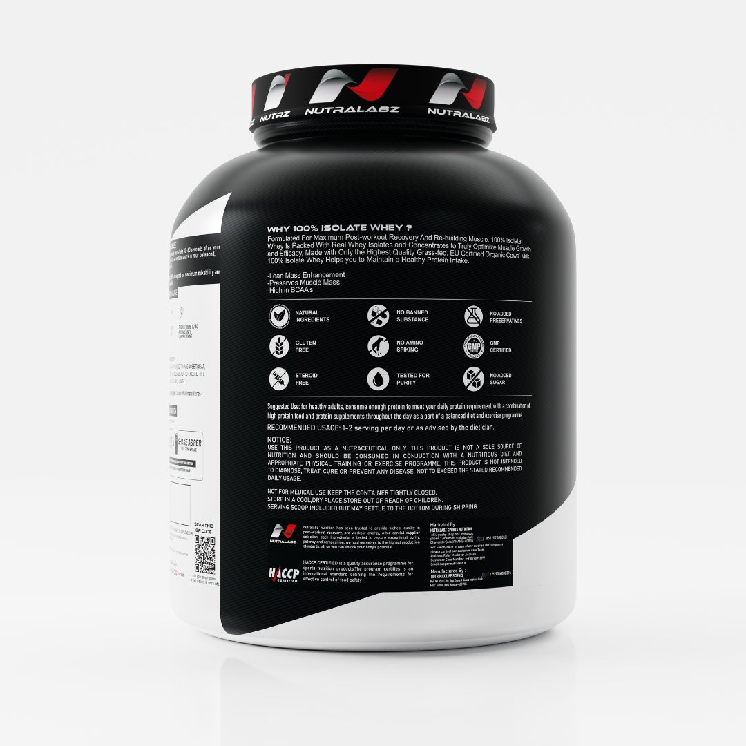 Nutralabz 100% Isolate Whey