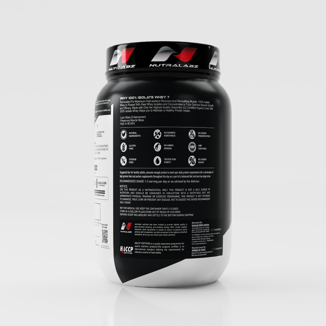 Nutralabz 100% Isolate Whey