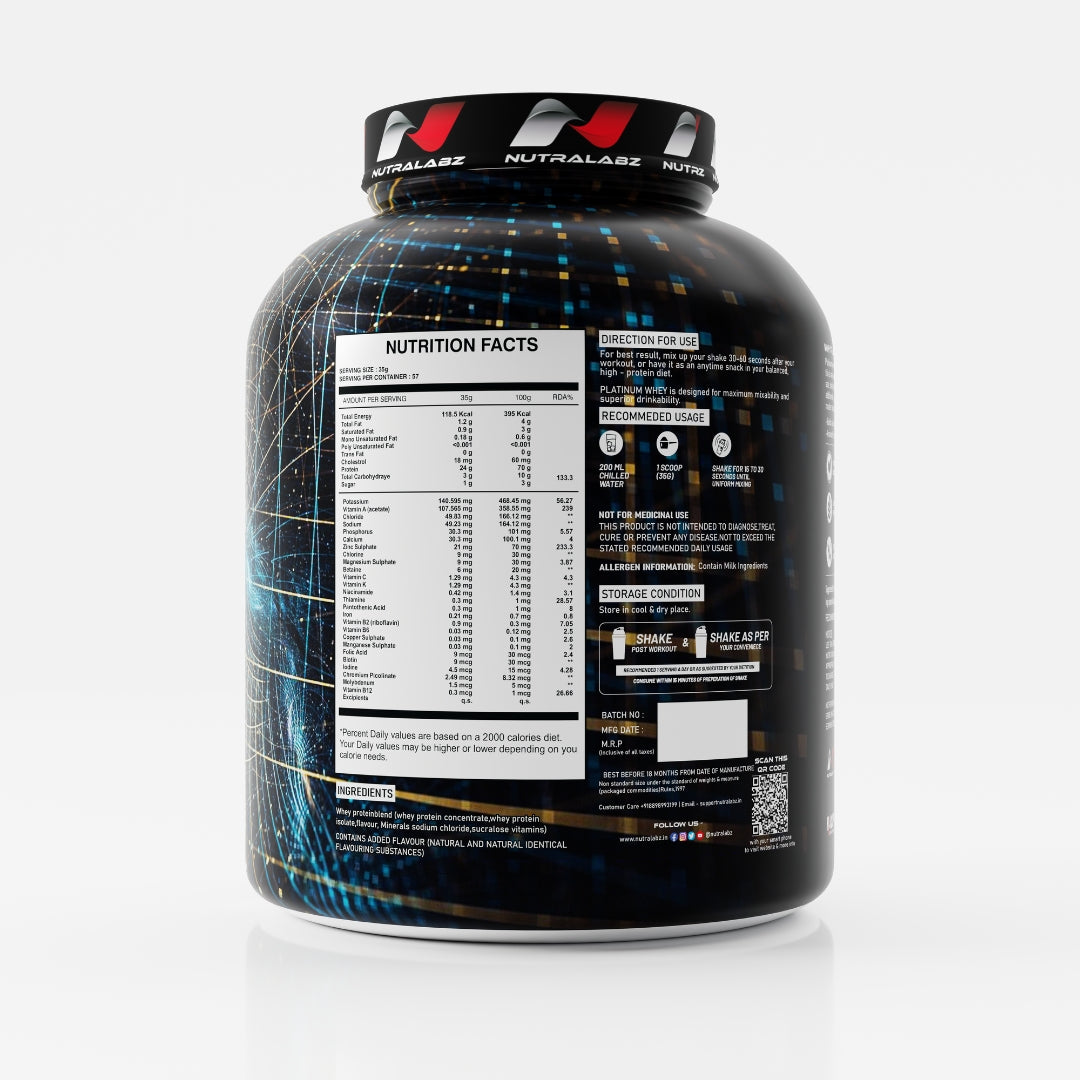 Nutralabz 100% Platinum Whey