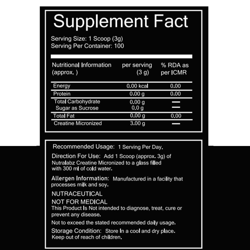 Nutralabz Platinum Creatine 3000